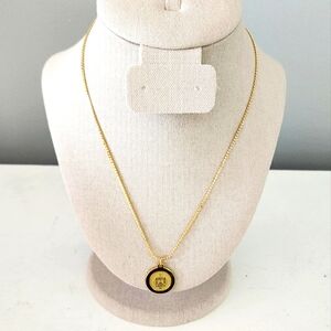 Naval Academy women's gold-plated pendant with chain